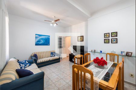 Sala de apartamento para alugar com 2 quartos, 70m² em Pompéia, Santos