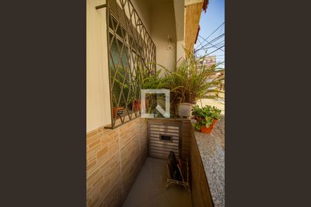 Varanda da Sala de casa à venda com 3 quartos, 100m² em Grajaú, Rio de Janeiro