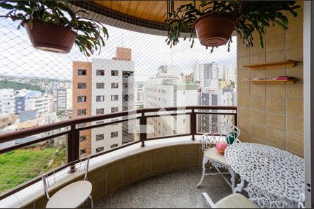 Varanda de apartamento à venda com 4 quartos, 126m² em Buritis, Belo Horizonte