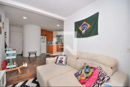 Sala de apartamento à venda com 1 quarto, 50m² em Pinheiros, São Paulo