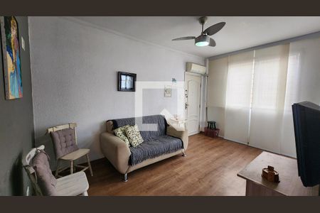 Sala de apartamento para alugar com 2 quartos, 56m² em Embaré, Santos