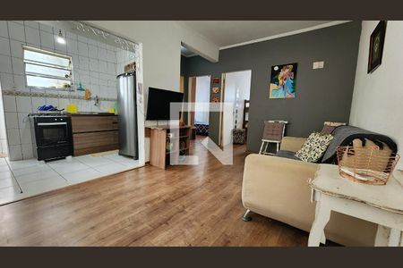 Sala de apartamento para alugar com 2 quartos, 56m² em Embaré, Santos