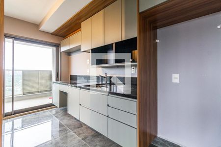 Cozinha de apartamento para alugar com 1 quarto, 38m² em Pinheiros, São Paulo
