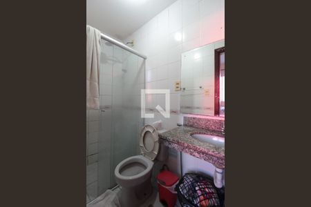 Banheiro da Suite de apartamento à venda com 3 quartos, 76m² em Liberdade, Belo Horizonte
