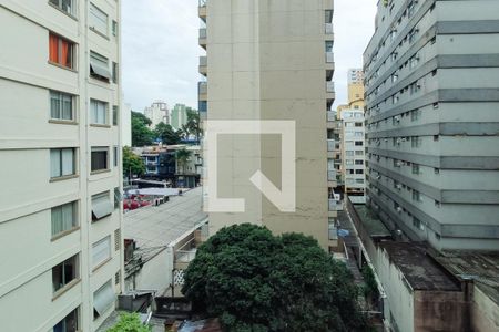 Sala VIsta de apartamento à venda com 1 quarto, 60m² em Consolação, São Paulo
