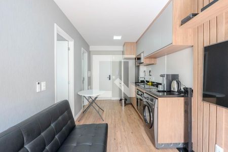 Sala/Cozinha de apartamento para alugar com 1 quarto, 28m² em Bela Vista, São Paulo