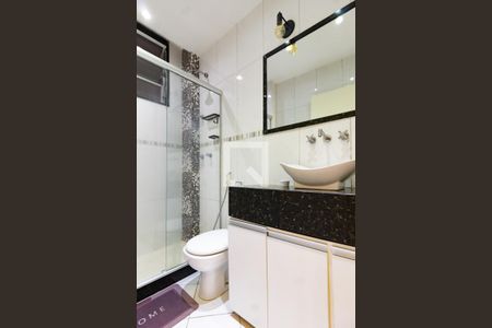 Detalhe do banheiro social de apartamento para alugar com 1 quarto, 32m² em Ipanema, Rio de Janeiro