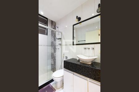 Detalhe do banheiro social  de apartamento para alugar com 1 quarto, 32m² em Ipanema, Rio de Janeiro