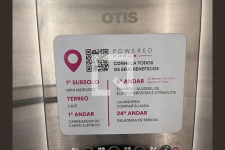 Área comum de apartamento para alugar com 1 quarto, 20m² em Perdizes, São Paulo