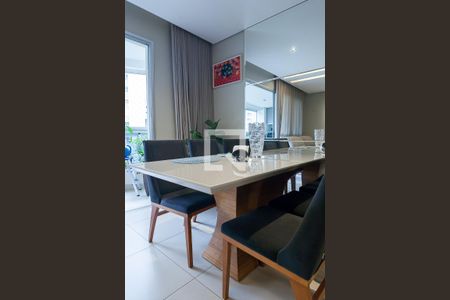 Sala de Jantar de apartamento à venda com 3 quartos, 106m² em Vila da Serra, Nova Lima
