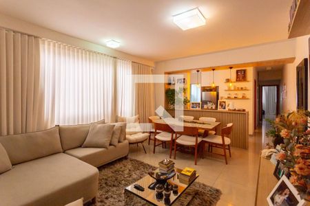 Sala de apartamento à venda com 2 quartos, 75m² em Lourdes, Belo Horizonte