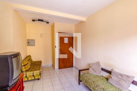 Sala de apartamento para alugar com 1 quarto, 75m² em Guilhermina, Praia Grande