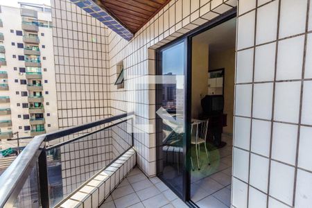 Sala de apartamento para alugar com 1 quarto, 75m² em Guilhermina, Praia Grande