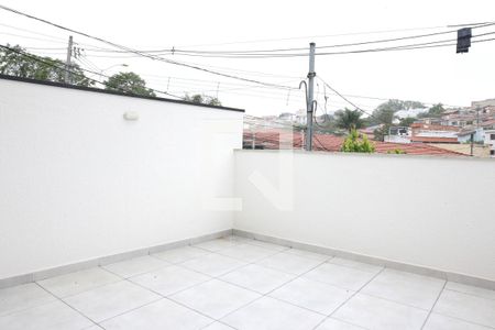 Varanda da Sala de casa à venda com 3 quartos, 132m² em Vila Helena, Santo André
