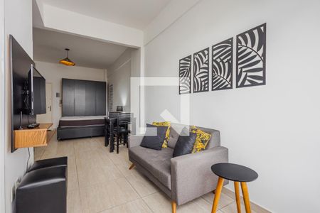 Sala de kitnet/studio para alugar com 1 quarto, 37m² em Bela Vista, São Paulo