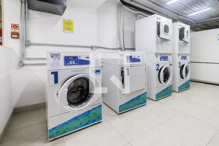 Studio para alugar com 37m², 1 quarto e sem vagaLavanderia