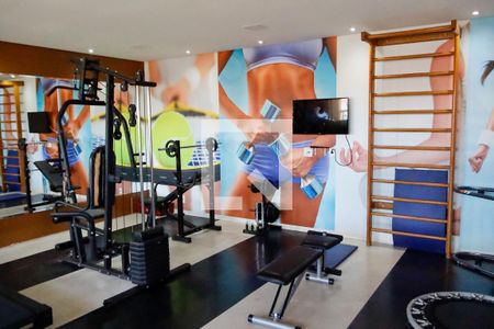 Apartamento à venda com 61m², 2 quartos e 2 vagas Apartamento à venda com 61m², 2 quartos e 2 vagasÁrea comum - Academia