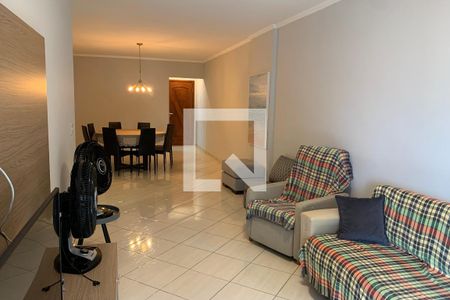 Sala de apartamento para alugar com 3 quartos, 138m² em Cidade Ocian, Praia Grande