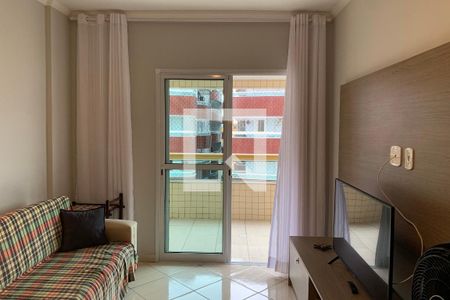 Vista Sala de apartamento para alugar com 3 quartos, 138m² em Cidade Ocian, Praia Grande
