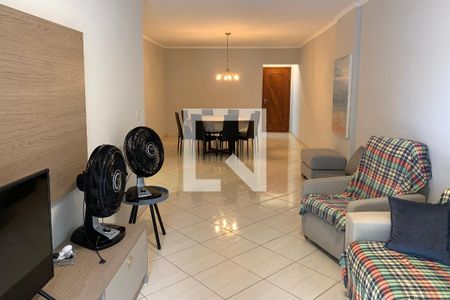 Sala de apartamento para alugar com 3 quartos, 138m² em Cidade Ocian, Praia Grande