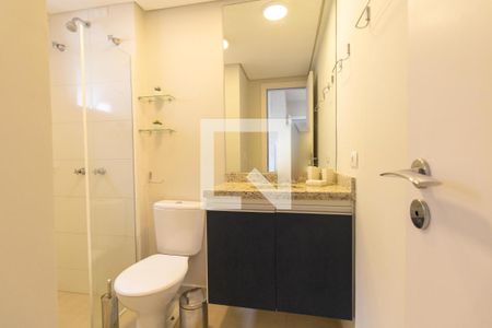 Apartamento para alugar com 38m², 1 quarto e sem vagaBanheiro da Suíte