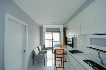 Sala/Cozinha de apartamento para alugar com 1 quarto, 28m² em Vila Independencia, São Paulo