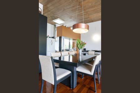 sala de jantar de casa de condomínio à venda com 3 quartos, 275m² em Vereda das Gerais, Nova Lima