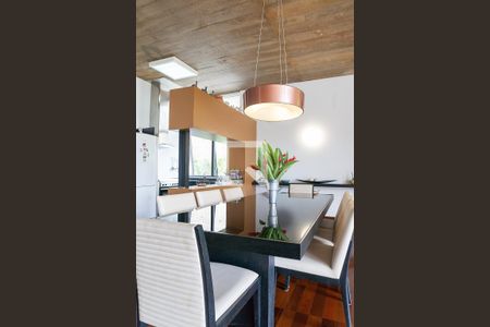 sala de jantar de casa de condomínio à venda com 3 quartos, 275m² em Vereda das Gerais, Nova Lima