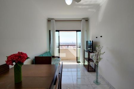 Sala de apartamento para alugar com 1 quarto, 60m² em Maracanã, Praia Grande