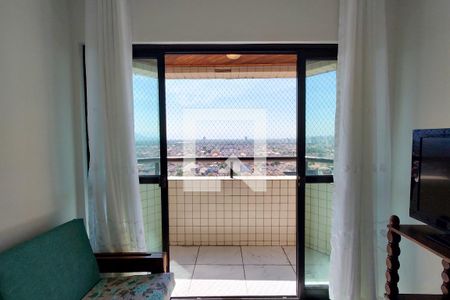 Sala de apartamento para alugar com 1 quarto, 60m² em Maracanã, Praia Grande