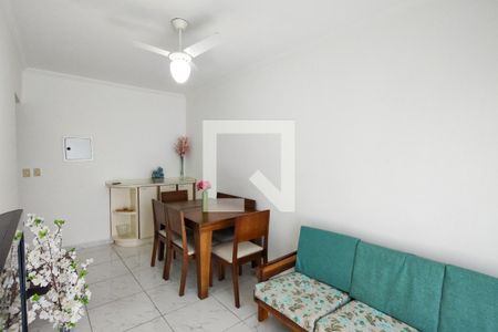 Sala de apartamento para alugar com 1 quarto, 60m² em Maracanã, Praia Grande