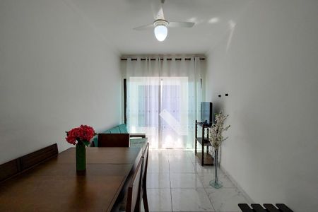 Sala de apartamento para alugar com 1 quarto, 60m² em Maracanã, Praia Grande