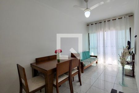 Sala de apartamento para alugar com 1 quarto, 60m² em Maracanã, Praia Grande