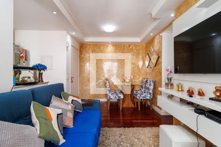 Sala de apartamento à venda com 2 quartos, 58m² em Jardim Wanda, Taboão da Serra