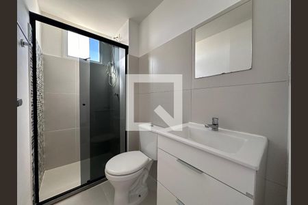 Banheiro de kitnet/studio à venda com 1 quarto, 36m² em Cambuci, São Paulo