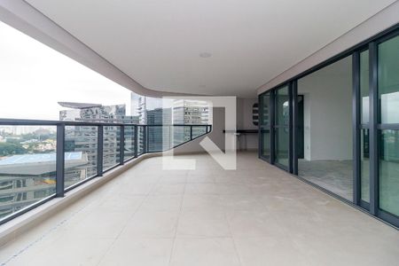 Sala - Varanda de apartamento à venda com 4 quartos, 227m² em Chácara Santo Antônio (zona Sul), São Paulo