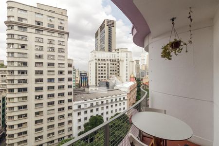 Varanda do Studio de kitnet/studio à venda com 1 quarto, 44m² em Centro Histórico de São Paulo, São Paulo