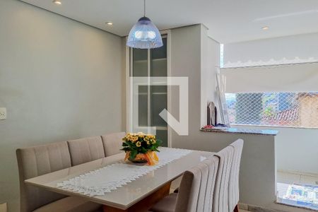 Sala de Jantar de apartamento à venda com 3 quartos, 108m² em São Lucas, Belo Horizonte