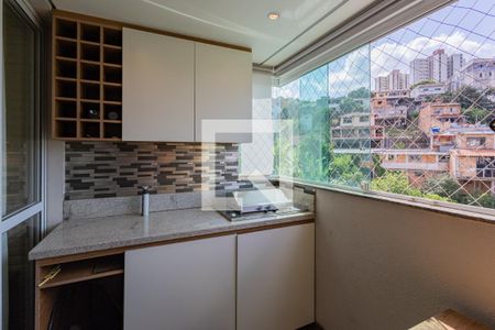 Varanda de apartamento para alugar com 2 quartos, 60m² em Nova Gameleira, Belo Horizonte