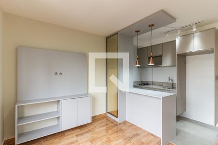 Sala de apartamento para alugar com 1 quarto, 28m² em Campos Elíseos, São Paulo