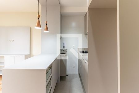 Cozinha de apartamento para alugar com 1 quarto, 28m² em Campos Elíseos, São Paulo