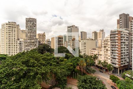 Sala - Vista de apartamento para alugar com 1 quarto, 28m² em Campos Elíseos, São Paulo