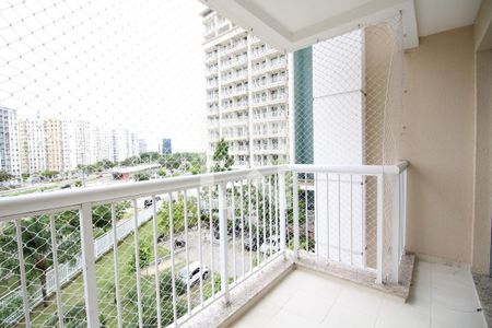 Varanda da Sala de apartamento para alugar com 3 quartos, 60m² em Recreio dos Bandeirantes, Rio de Janeiro