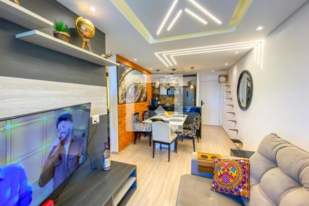 Sala de apartamento à venda com 2 quartos, 60m² em Rudge Ramos, São Bernardo do Campo