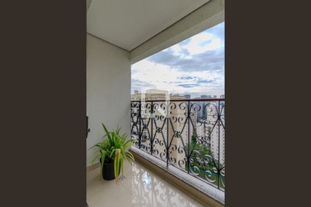 Varanda da sala  de apartamento à venda com 3 quartos, 355m² em Vila Suzana, São Paulo