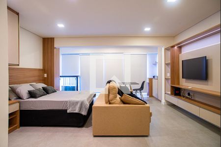 Sala/Quarto de kitnet/studio para alugar com 1 quarto, 41m² em Bela Vista, São Paulo