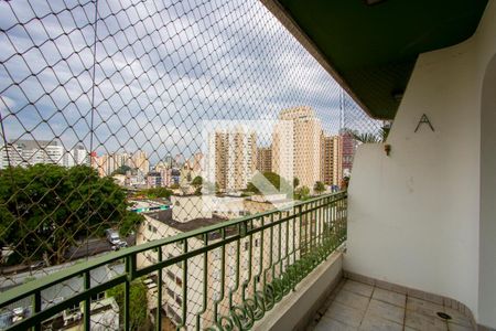 Varanda da sala de apartamento para alugar com 3 quartos, 140m² em Centro, Santo André
