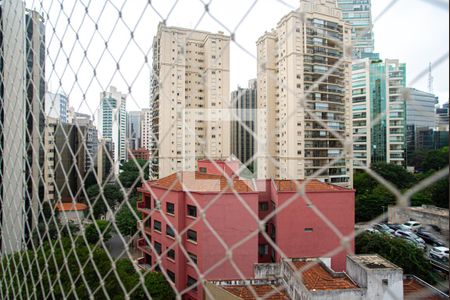 Vista da Varanda da Sala de apartamento à venda com 3 quartos, 140m² em Jardim Paulista, São Paulo