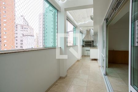 Varanda da Sala de apartamento para alugar com 3 quartos, 140m² em Jardim Paulista, São Paulo