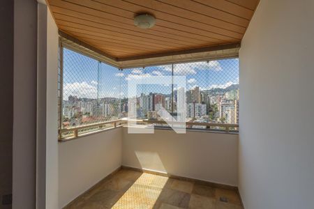 Varanda Sala de apartamento à venda com 4 quartos, 126m² em São Pedro, Belo Horizonte